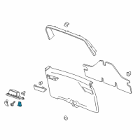 OEM Cadillac XT4 Lift Gate Switch Diagram - 25909283