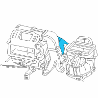 OEM 2007 Chrysler PT Cruiser Housing-Blower Motor Diagram - 5179474AA