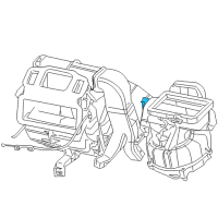 OEM 2008 Chrysler PT Cruiser Ac Door Actuator Recirculation Diagram - 5179488AA