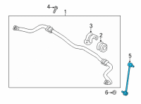 OEM Hyundai Veloster N Link Assembly-Front Stabilizer Diagram - 54830-J9000