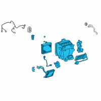 OEM Toyota Evaporator Assembly Diagram - 87050-48242