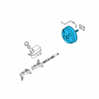 OEM 2006 Kia Sportage Booster Assembly-Brake Diagram - 591102E200