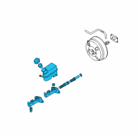 OEM 2005 Hyundai Tucson Cylinder Assembly-Brake Master Diagram - 58510-2E500