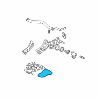OEM 2020 Acura RLX Gasket, Water Pump (Yamada) Diagram - 19222-P8A-A01