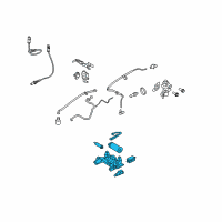 OEM Ford Escape Vapor Canister Diagram - 5M6Z-9D653-DA