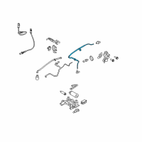 OEM 2008 Ford Escape Connector Tube Diagram - 5L8Z-9E498-AA