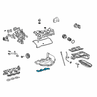 OEM 2018 Lexus RC350 Gasket, Air Surge Tank Diagram - 17176-31150