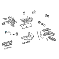 OEM 2014 Lexus RX450h Gasket, Oil Strainer Diagram - 15147-0P020