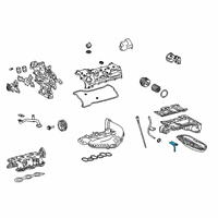 OEM 2019 Lexus GS350 Guide, Oil Level Gage Diagram - 11452-31040