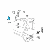 OEM 2004 Lexus LS430 Multiplex Tilt & Telescopic Computer Diagram - 89227-50110