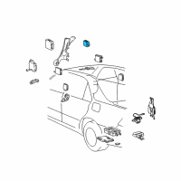 OEM 2005 Lexus LS430 Computer Assy, Power Steering Diagram - 89650-50120