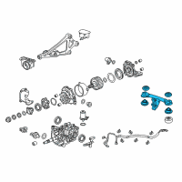 OEM 2016 Honda HR-V Mounting Assy., RR. Diagram - 50730-T7X-A00