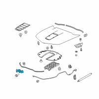 OEM 2013 Chevrolet Camaro Latch Diagram - 22787038