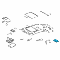 OEM 2019 Lexus RC F Lamp Assy, Spot Diagram - 81360-78010-C0