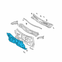 OEM Toyota Celica Dash Panel Diagram - 55101-2B860