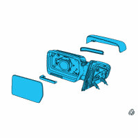 OEM 2014 Ford F-150 Mirror Diagram - BL3Z-17683-AA
