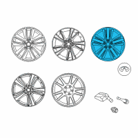 OEM 2019 Infiniti Q50 Aluminum Wheel Diagram - D0C00-4HK9C