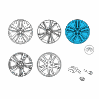 OEM Infiniti Aluminum Wheel Diagram - D0C00-4HK9C