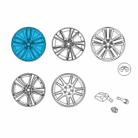 OEM 2014 Infiniti Q50 Aluminum Wheel Diagram - D0C00-4GC3A