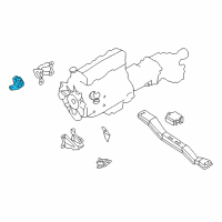 OEM 2000 Nissan Xterra Engine Mounting Insulator , Front Diagram - 11220-7Z000