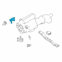 OEM 1998 Nissan Frontier Engine Mount Bracket, Left Diagram - 11233-3S500