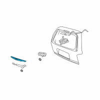 OEM 2003 Lincoln Navigator Wiper Blade Diagram - GU2Z-17V528-K