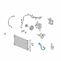 OEM 2008 Honda Accord Hose, Discharge Diagram - 80315-TA6-A01