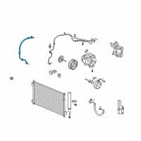 OEM 2008 Honda Accord Hose, Suction Diagram - 80311-TA6-A01