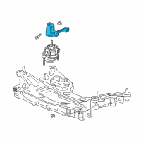 OEM 2018 Chevrolet Corvette Mount Bracket Diagram - 23207232