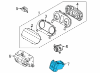 OEM 2022 Kia K5 Switch Assembly-Hazard W Diagram - 93790L2000