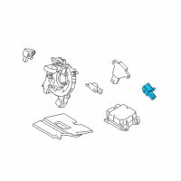 OEM Ford Mustang Side Sensor Diagram - FR3Z-14B004-A