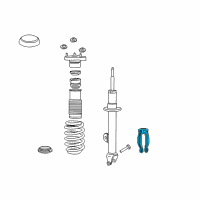 OEM 2007 Chrysler 300 RETAINER-Front Diagram - 4782970AB