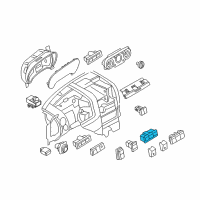 OEM Ford Explorer Sport Trac Seat Heat Switch Diagram - 6L2Z-13D730-AAA