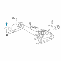 OEM GMC Jimmy Trailer Hitch Bolt Diagram - 15016308