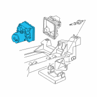 OEM 1997 Chevrolet Corvette Brake Pressure Modulator Valve Assembly Diagram - 12527809