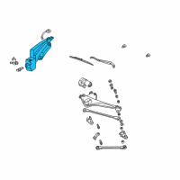 OEM 1999 Ford Taurus Washer Reservoir Diagram - 1F1Z-17618-AA