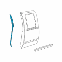 OEM 2007 Chevrolet Silverado 3500 HD Weatherstrip Diagram - 15298668