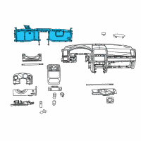 OEM 2009 Chrysler 300 REINFMNT-Instrument Panel Diagram - 4780921AC