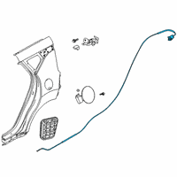 OEM 2021 Kia Soul Catch Assembly-Fuel Fill Diagram - 81590K0000