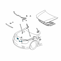 OEM Toyota Avalon Lock Diagram - 53510-AC060