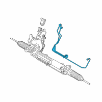 OEM 2012 BMW 535i Pipe Set Diagram - 32-10-6-799-714