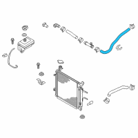 OEM 2019 Kia Optima Hose-Radiator Outlet Diagram - 25413C1200