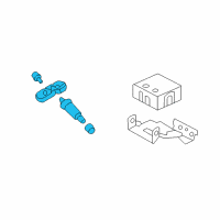 OEM 2015 Hyundai Veloster Tpms Valve Diagram - 52933-2V000