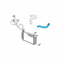 OEM GMC C2500 Hose-Radiator Outlet Diagram - 15029517