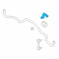 OEM Toyota Land Cruiser Stabilizer Bar Clamp Diagram - 48824-30050