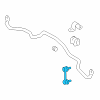 OEM 1998 Toyota RAV4 Stabilizer Link Diagram - 48820-42010