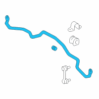 OEM 1996 Toyota RAV4 Stabilizer Bar Diagram - 48811-42021