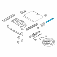 OEM 2010 BMW X5 Gas Pressurized Spring Diagram - 51-47-9-149-120