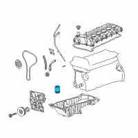 OEM Pontiac Montana Filter Diagram - 19210285