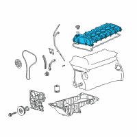 OEM 2005 GMC Canyon Cover Asm-Camshaft Diagram - 12591996